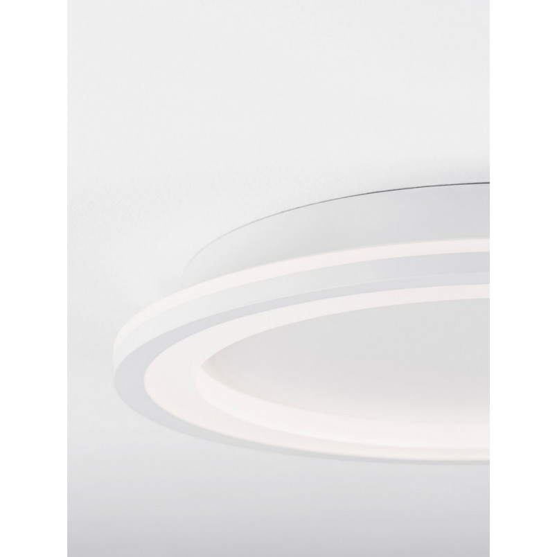 Plafon okrągły nowoczesny Step LED 37cm biały