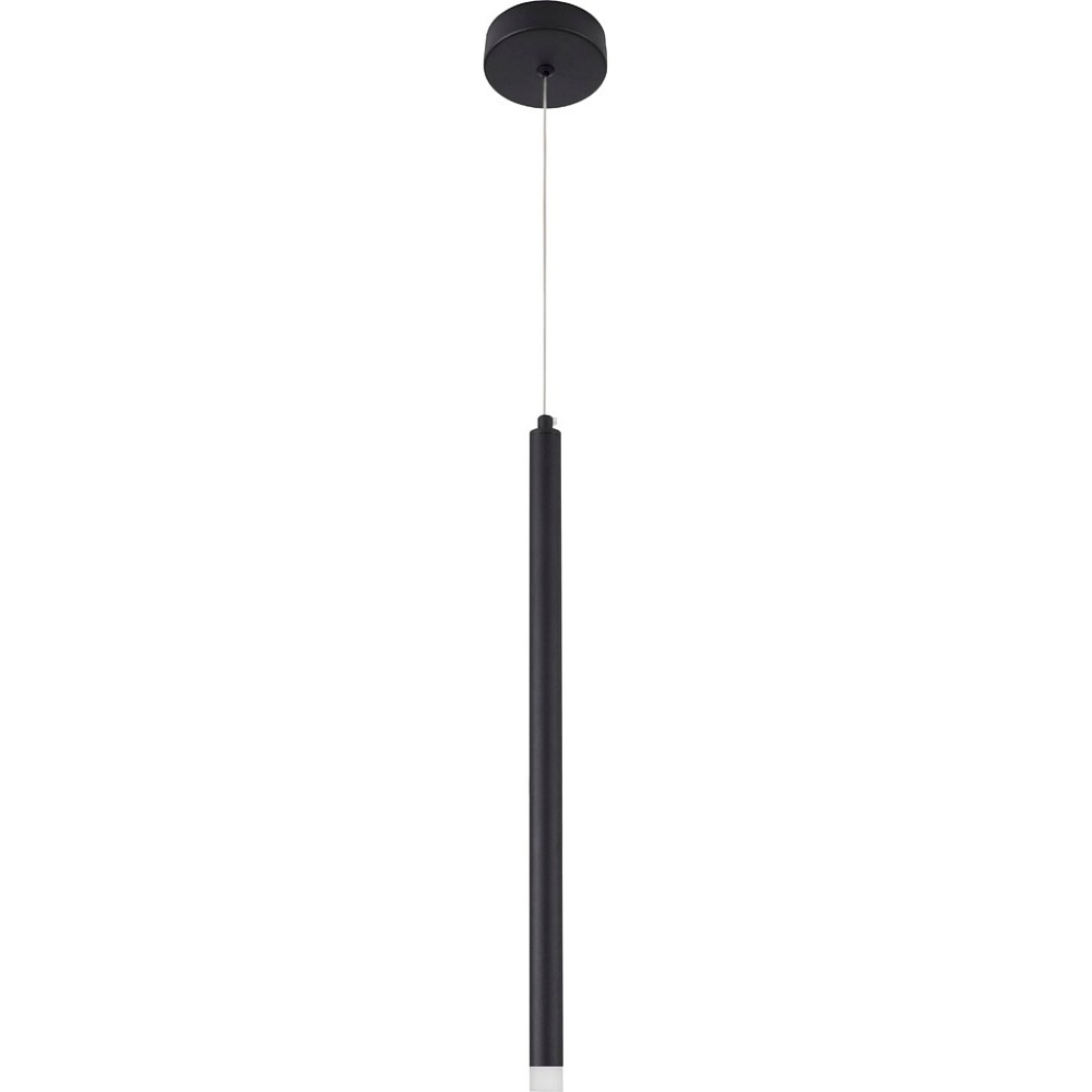 Lampa wisząca tuba minimalistyczna Steam LED 50cm czarna