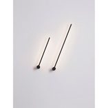 Kinkiet podłużny minimalistyczny Line LED 90cm czarny