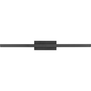 Kinkiet podłużny minimalistyczny Tallin LED 63cm czarny