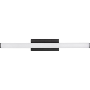 Kinkiet podłużny nowoczesny Tell LED 49cm czarny / biały