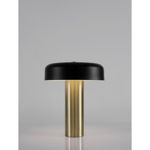 Lampa stołowa designerska Pandora LED czarno-złota