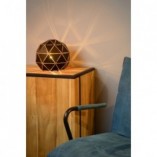 Lampa stołowa kula geometryczna Otona Czarna marki Lucide
