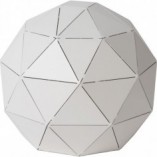Lampa stołowa kula geometryczna Otona Biała marki Lucide