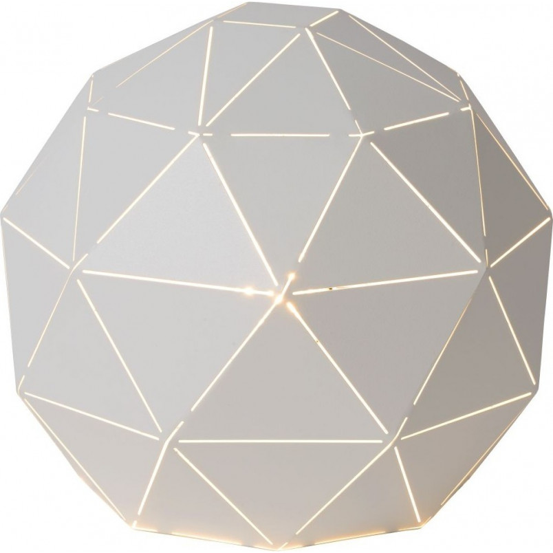 Lampa stołowa kula geometryczna Otona Biała marki Lucide