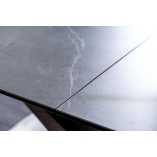 Stół rozkładany nowoczesny Dolce 180x95cm szary marmur / orzech Signal