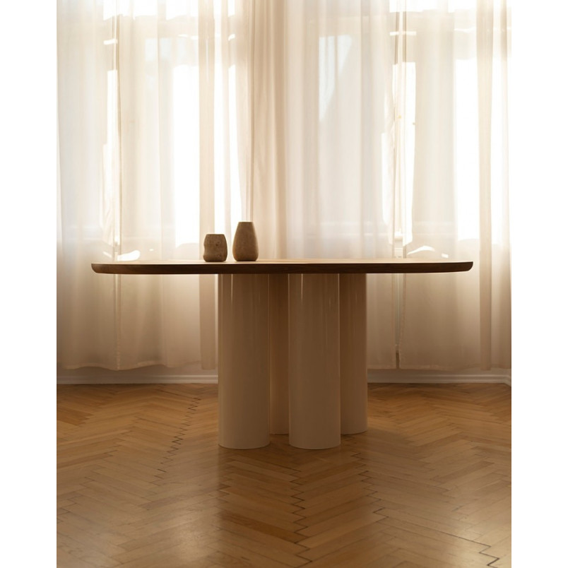 Stół dębowy owalny Object055 140x90cm NG Design