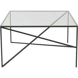 Stolik szklany kwadratowy Object053 70x70cm butelkowozielony NG Design