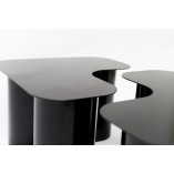 Stolik kawowy designerski Object069 Couple 60x35cm czarny połysk NG Design