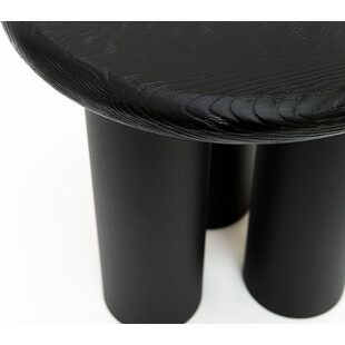 Stolik boczny dębowy Object062 40cm czarny NG Design
