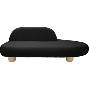Sofa designerska tapicerowana Object047 216cm czarna NG Design