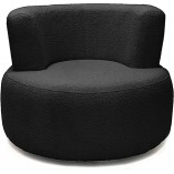 Fotel designerski tapicerowany Object051 Boucle black NG Design