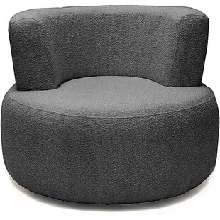 Fotel designerski tapicerowany Object051 Boucle graphite NG Design