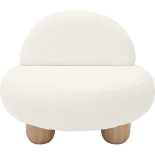 Fotel designerski tapicerowany Object048 Boucle pearl NG Design