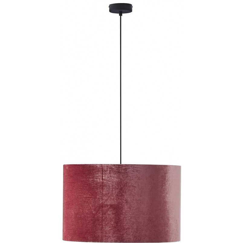 Lampa wisząca z abażurem Tercino 50cm różowa TK Lighting