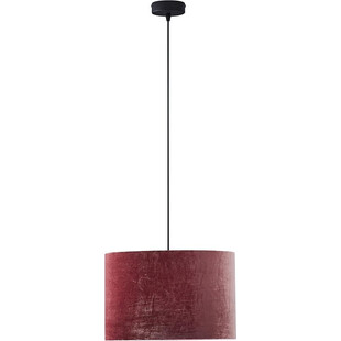Lampa wisząca z abażurem Tercino 38cm różowa TK Lighting
