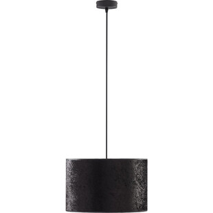 Lampa wisząca z abażurem Tercino 50cm czarna TK Lighting