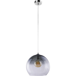 Lampa wisząca szklana kula Santino 30cm grafitowa TK Lighting