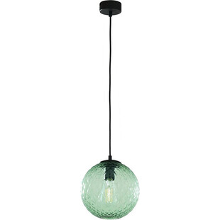 Lampa wisząca szklana kula Cadix 21cm zielona TK Lighting