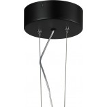 Lampa wisząca okrągła nowoczesna Acirculo LED 50cm czarna Step Into Design