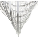 Lampa wisząca kryształowa glamour Wave 40cm przeźroczysta / złota Step Into Design