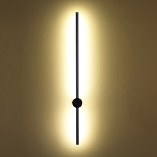 Kinkiet minimalistyczny designerski Sparo 100cm LED czarny Step Into Design