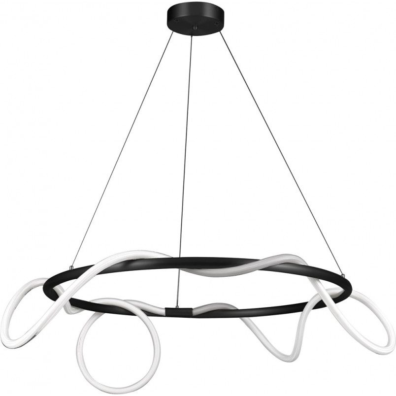 Lampa wisząca nowoczesna Fantasia LED 60cm czarna Step Into Design