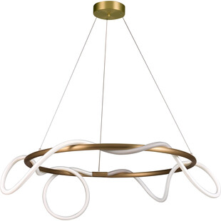 Lampa wisząca glamour Fantasia LED 60cm złota Step Into Design