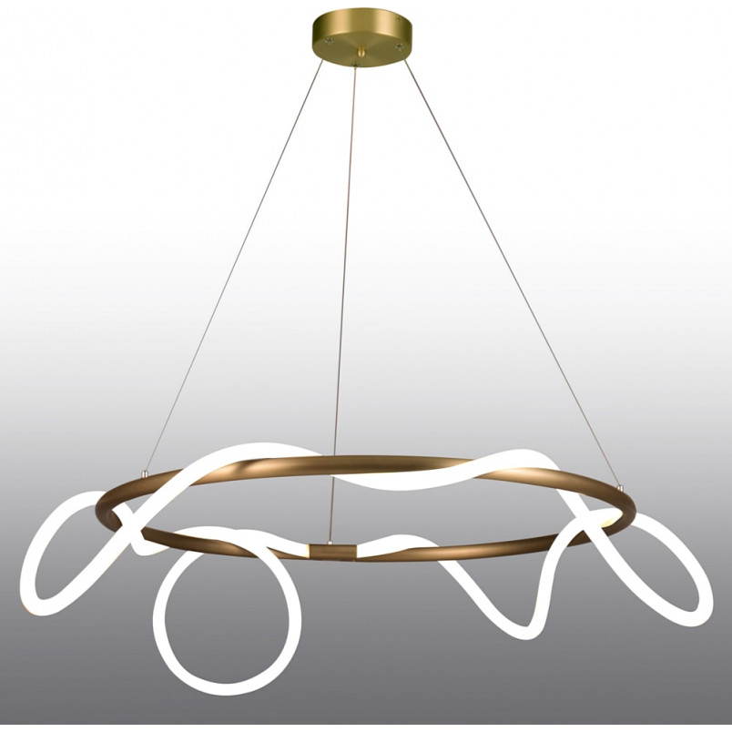 Lampa wisząca glamour Fantasia LED 60cm złota Step Into Design