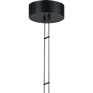 Lampa wisząca okrągła Coco LED 40cm czarna Step Into Design