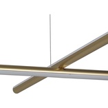Lampa wisząca glamour Asta LED VIII 120cm złota Step Into Design