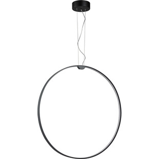 Lampa wisząca okrągła nowoczesna Acirculo LED 74cm czarna Step Into Design