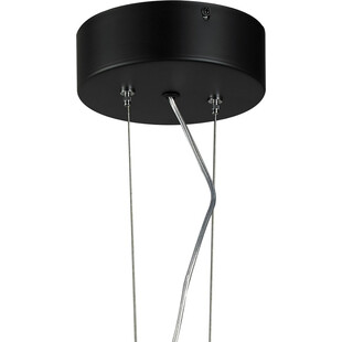 Lampa wisząca okrągła nowoczesna Acirculo LED 74cm czarna Step Into Design