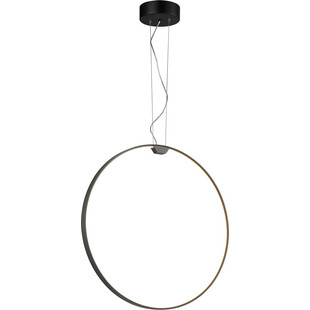 Lampa wisząca okrągła nowoczesna Acirculo LED 60cm czarna Step Into Design