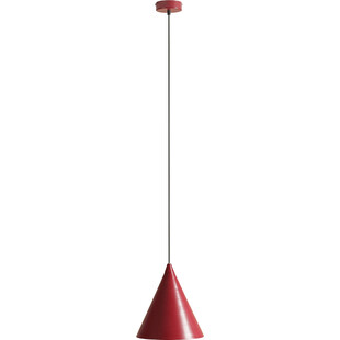 Lampa wisząca stożek Form 24cm red wine Aldex