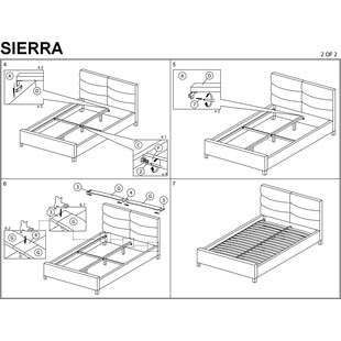 Łóżko welurowe na drewnianych nóżkach Sierra 160x200cm szary / dąb Signal