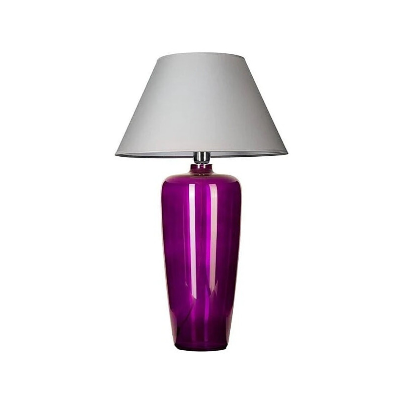 Lampa stołowa szklana Bilbao Violet Szara marki 4Concept