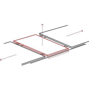 Stół rozkładany nowoczesny Westin SG 120x80cm biały marmur / czarny mat Signal