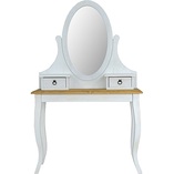 Toaletka z lustrem i szufladami Poprad 160x45cm brąz miodowy / sosna patyna Signal