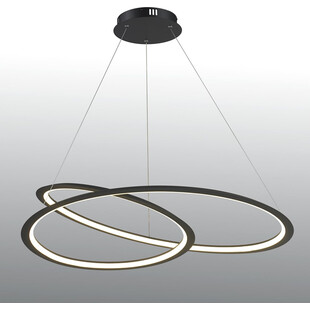 Lampa wisząca nowoczesna Spirello LED 80cm czarna Step Into Design