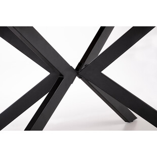 Stół rozkładany loft Legarto 160x90cm dąb naturalny / czarny Halmar