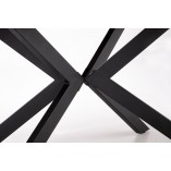 Stół rozkładany loft Legarto 160x90cm dąb naturalny / czarny Halmar