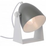 Lampa młodzieżowa stołowa Chago szara Lucide
