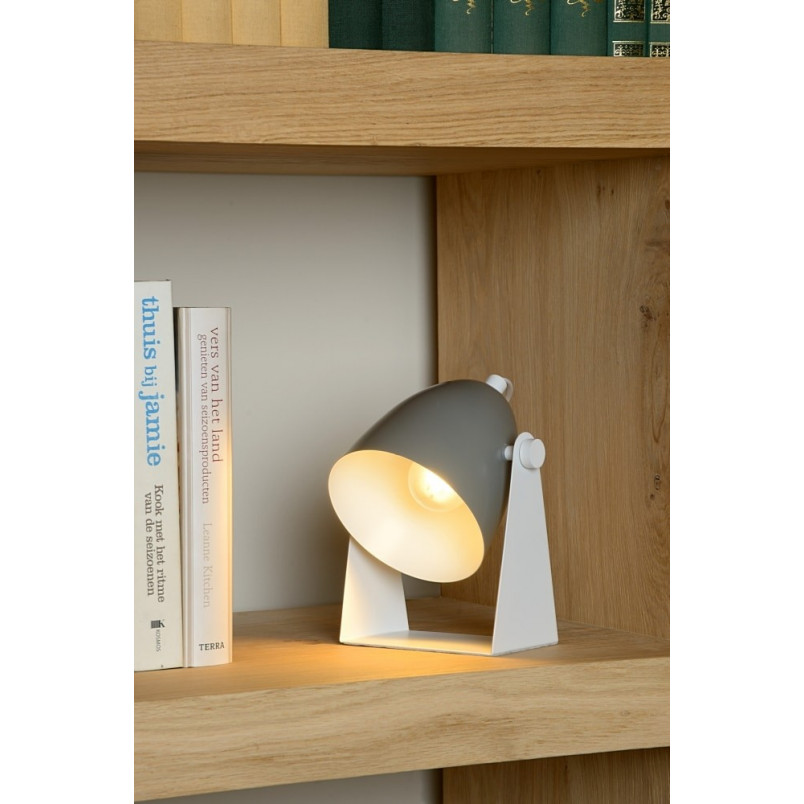 Lampa młodzieżowa stołowa Chago szara Lucide