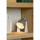 Lampa młodzieżowa stołowa Chago szara Lucide