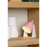 Lampa młodzieżowa stołowa Chago różowa Lucide