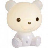 Lampa dziecięca stołowa Dodo Bear biała Lucide