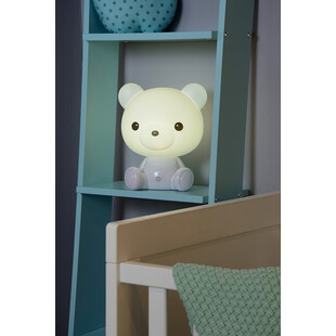 Lampa dziecięca stołowa Dodo Bear biała Lucide