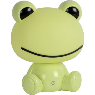Lampa dziecięca stołowa Dodo Frog zielona Lucide