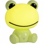 Lampa dziecięca stołowa Dodo Frog zielona Lucide
